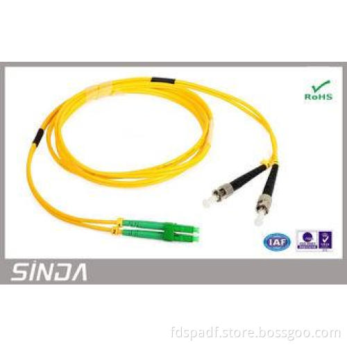 LC APC / ST Fiber Optic Patch Cord Single mode Telcordia GR